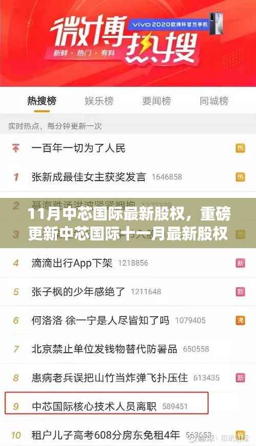 中芯国际十一月最新股权揭秘,洞悉未来发展趋势重磅更新!