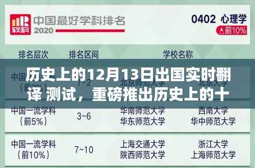 历史上的十二月十三日,出国实时翻译测试大揭秘,开启语言新世界之旅