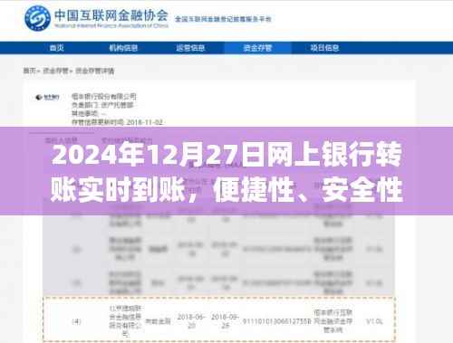 网上银行转账实时到账,便捷安全,未来可期