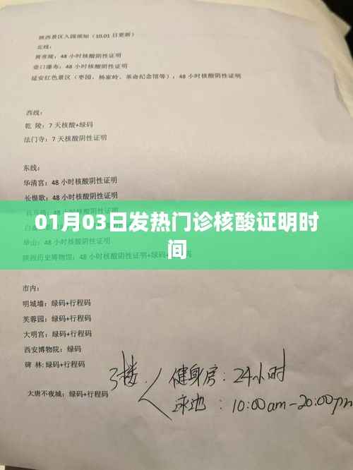 发热门诊核酸证明时间查询(最新更新日期)