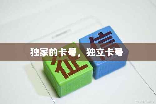 独家的卡号,独立卡号