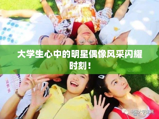 大学生心中的明星偶像风采闪耀时刻!